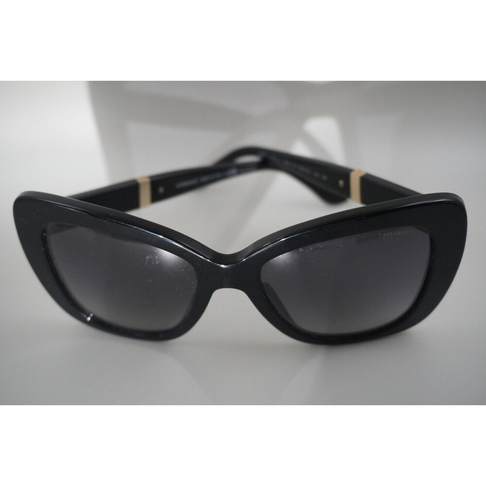 Versace VE 4305Q Gold Medusa emblem Greca design Luxury Black acetate frame, UV